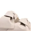 Papete Off White Couro Laço - imagem 8