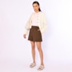 Papete Off White Couro Laço - imagem 9
