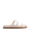 Papete Off White Couro Lezard Tiras Fivela - imagem 2