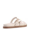 Papete Off White Couro Lezard Tiras Fivela - imagem 3