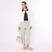 Papete Off White Couro Lezard Tiras Fivela - imagem 8
