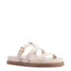 Papete Off White Couro Lezard Tiras Fivela - imagem 1