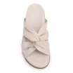 Papete Off White Couro Tiras Torcidas - imagem 5
