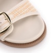 Papete Off White Ráfia/Alt Tarmada Off White Fivela Dourada - imagem 6