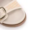 Papete Off White Ráfia/Alt Tarmada Off White Fivela Dourada - imagem 6