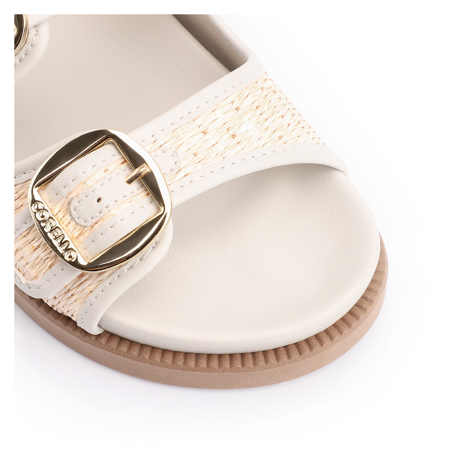Papete Ráfia Natural/Alt Off White