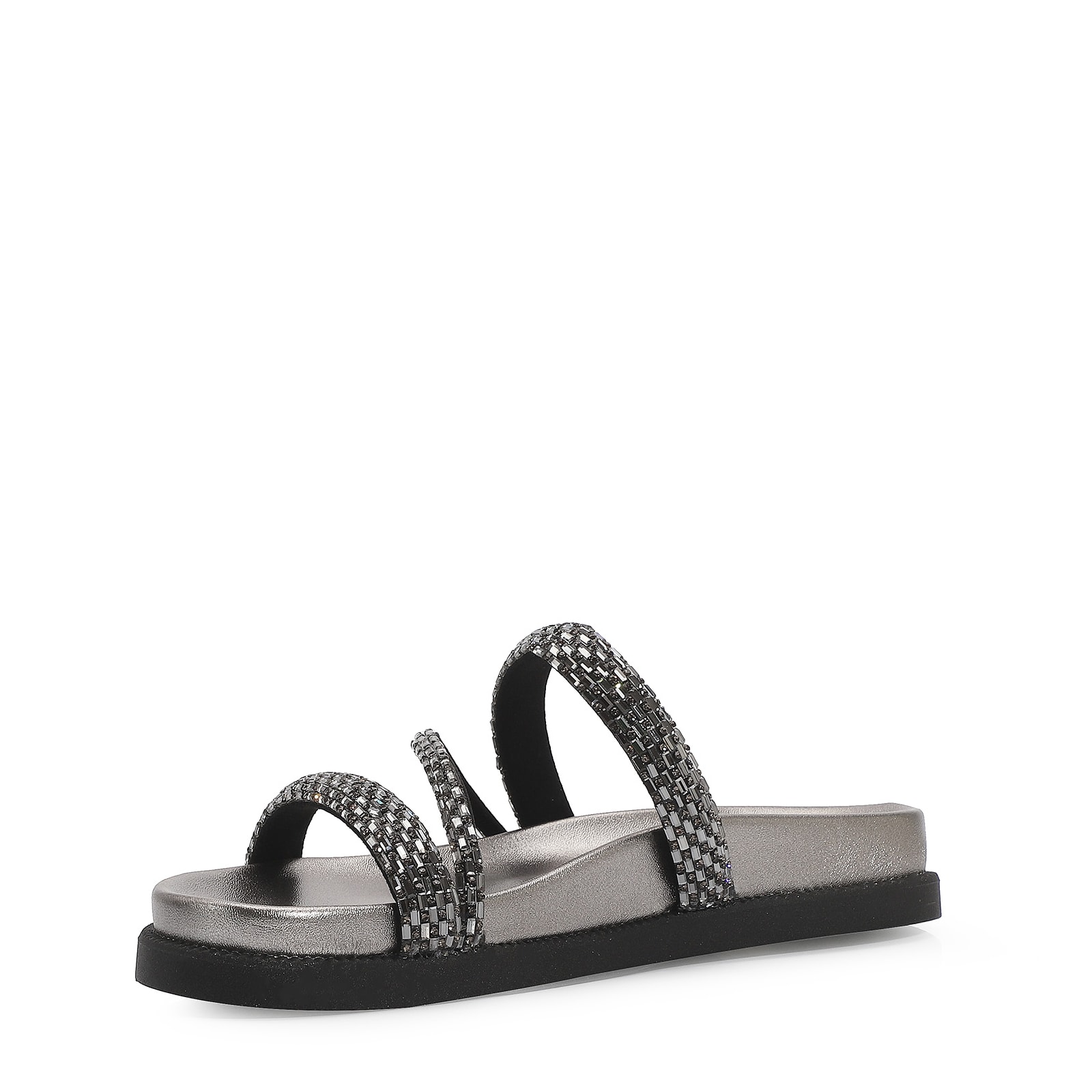 Papete Strass Alt Prata