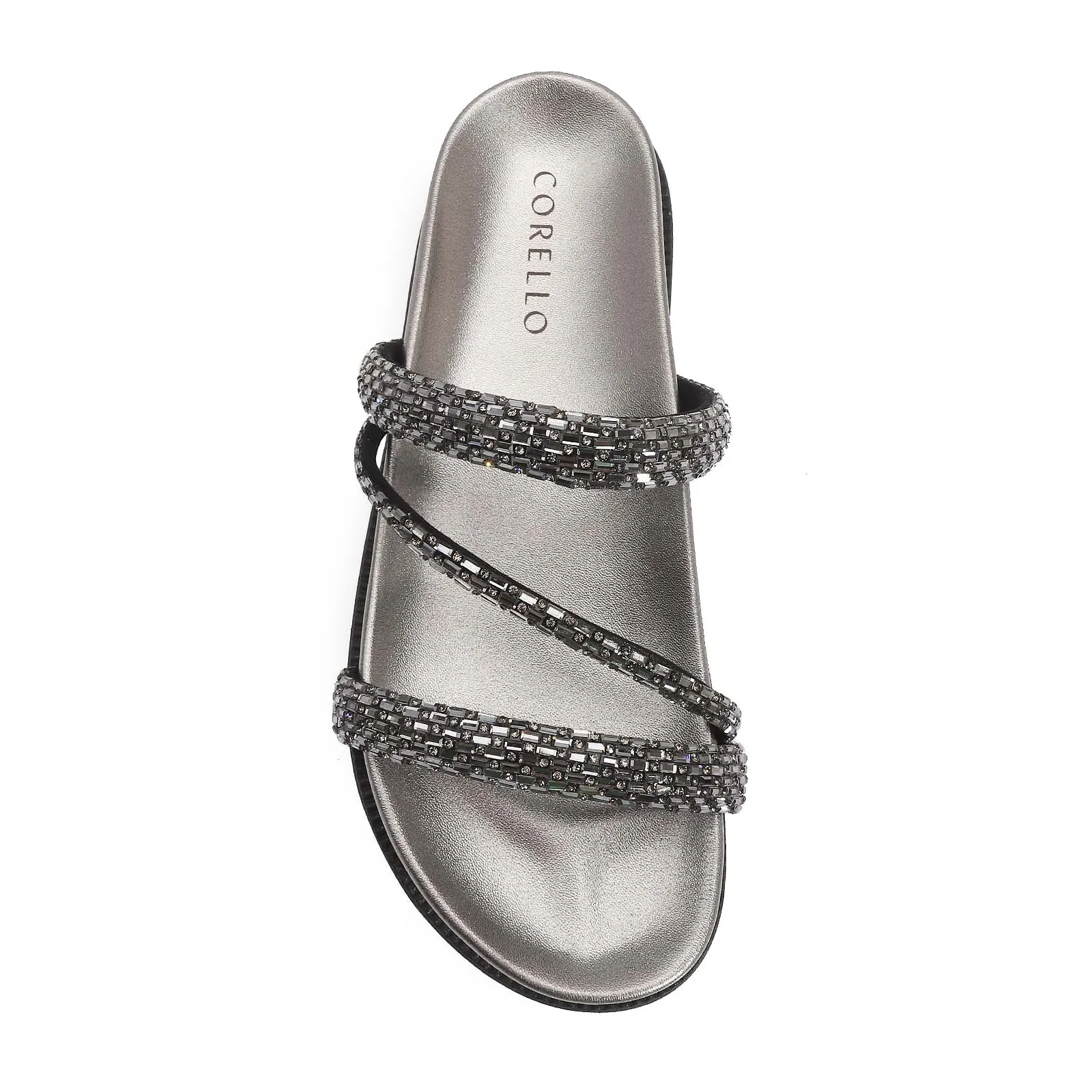 Papete Strass Alt Prata