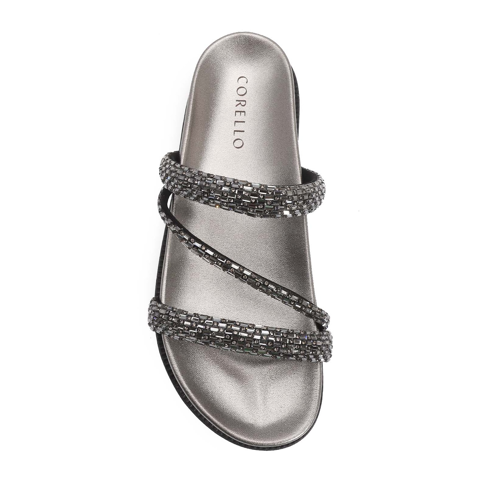 Papete Strass Alt Prata