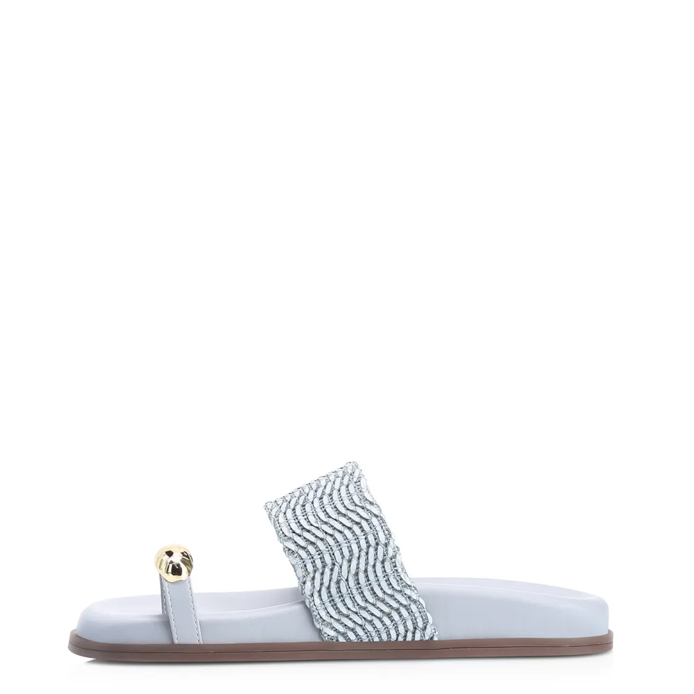 Papete Toe Ring Alt Tramado Azul - imagem 4