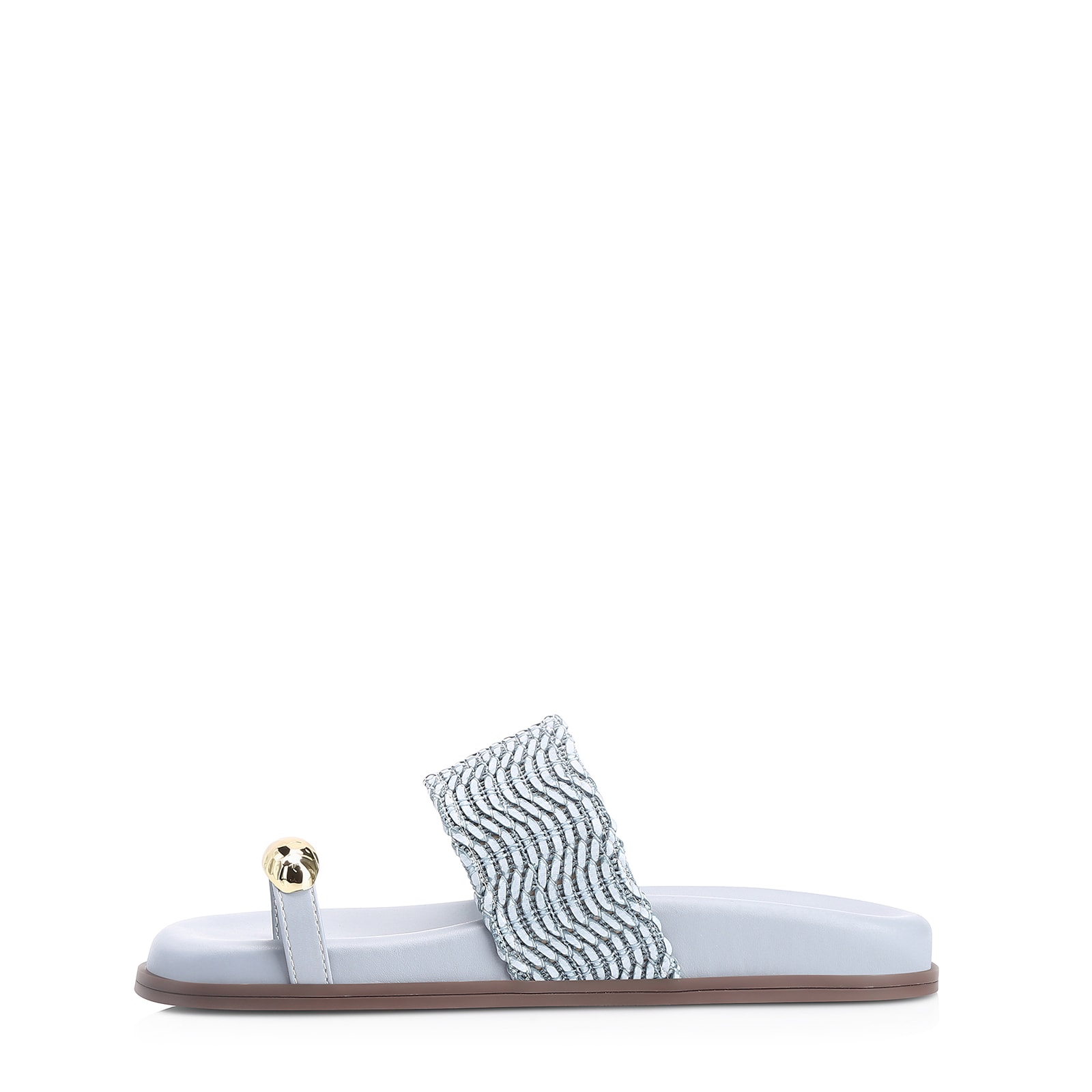 Papete Toe Ring Alt Tramado Azul