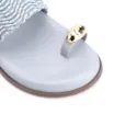 Papete Toe Ring Alt Tramado Azul - imagem 6