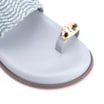 Papete Toe Ring Alt Tramado Azul - imagem 6