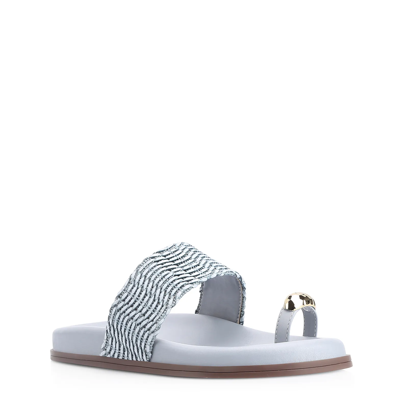 Papete Toe Ring Alt Tramado Azul