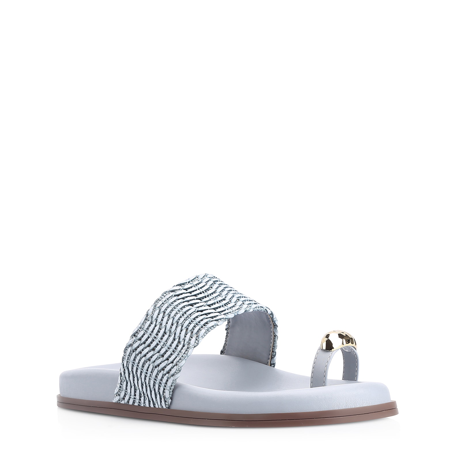 Papete Toe Ring Alt Tramado Azul