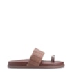 Papete Toe Ring Alt Tramado Marrom - imagem 3