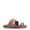Papete Toe Ring Alt Tramado Marrom - imagem 1