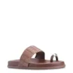 Papete Toe Ring Alt Tramado Marrom - imagem 1