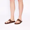 Papete Toe Ring Alt Tramado Marrom - imagem 2
