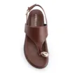 Papete Toe Ring Couro Marrom - imagem 6