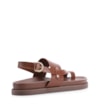 Papete Toe Ring Couro Marrom - imagem 3
