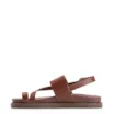 Papete Toe Ring Couro Marrom - imagem 4