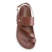 Papete Toe Ring Couro Marrom - imagem 5