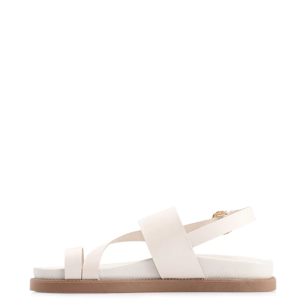 Papete Toe Ring Couro Off White - imagem 4