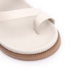 Papete Toe Ring Couro Off White - imagem 6