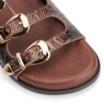 Papete Western Couro Marrom Adamascado - imagem 6