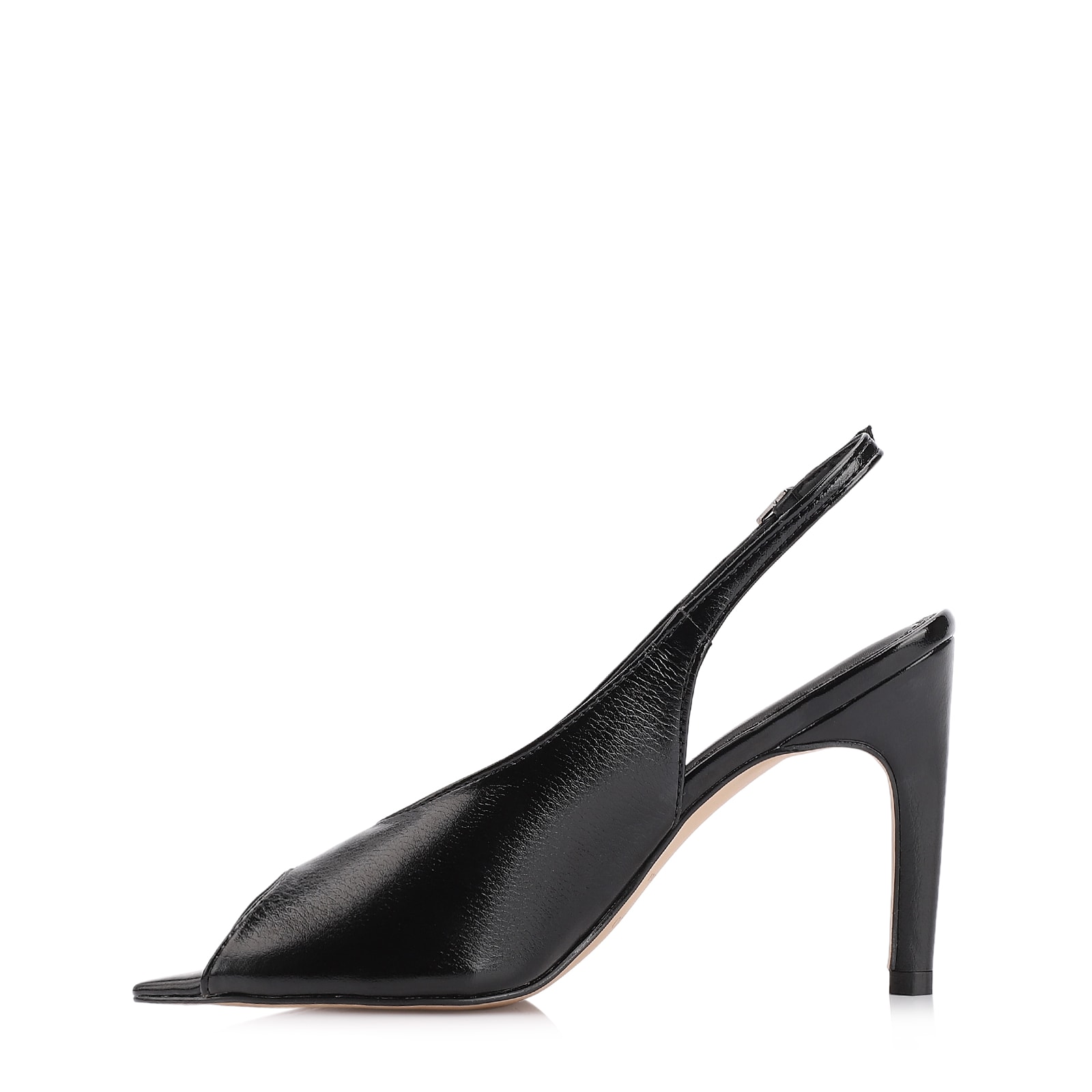  Peep Toe Alt Lux Preto