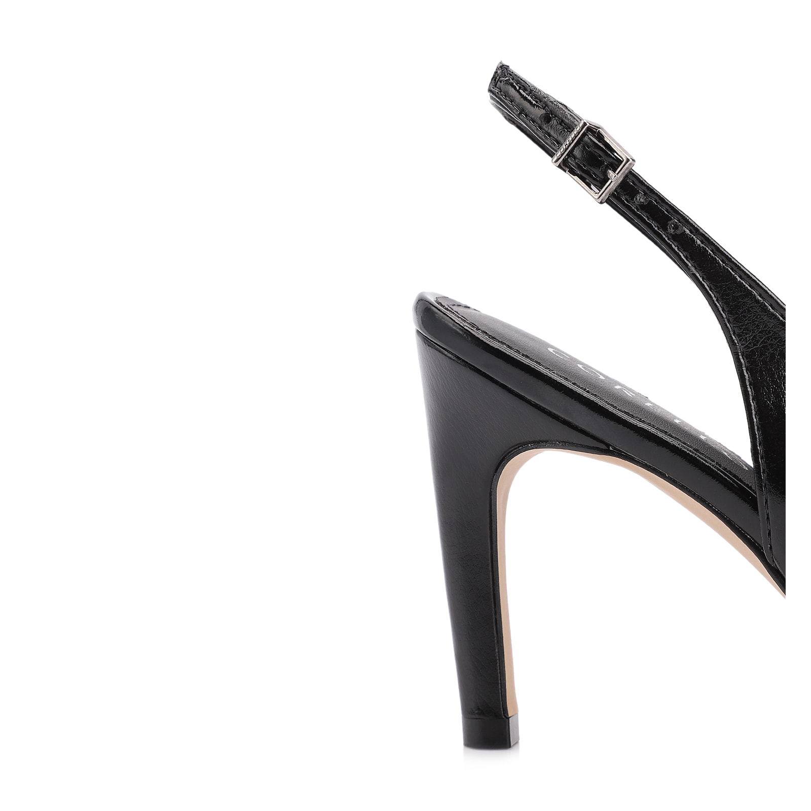  Peep Toe Alt Lux Preto
