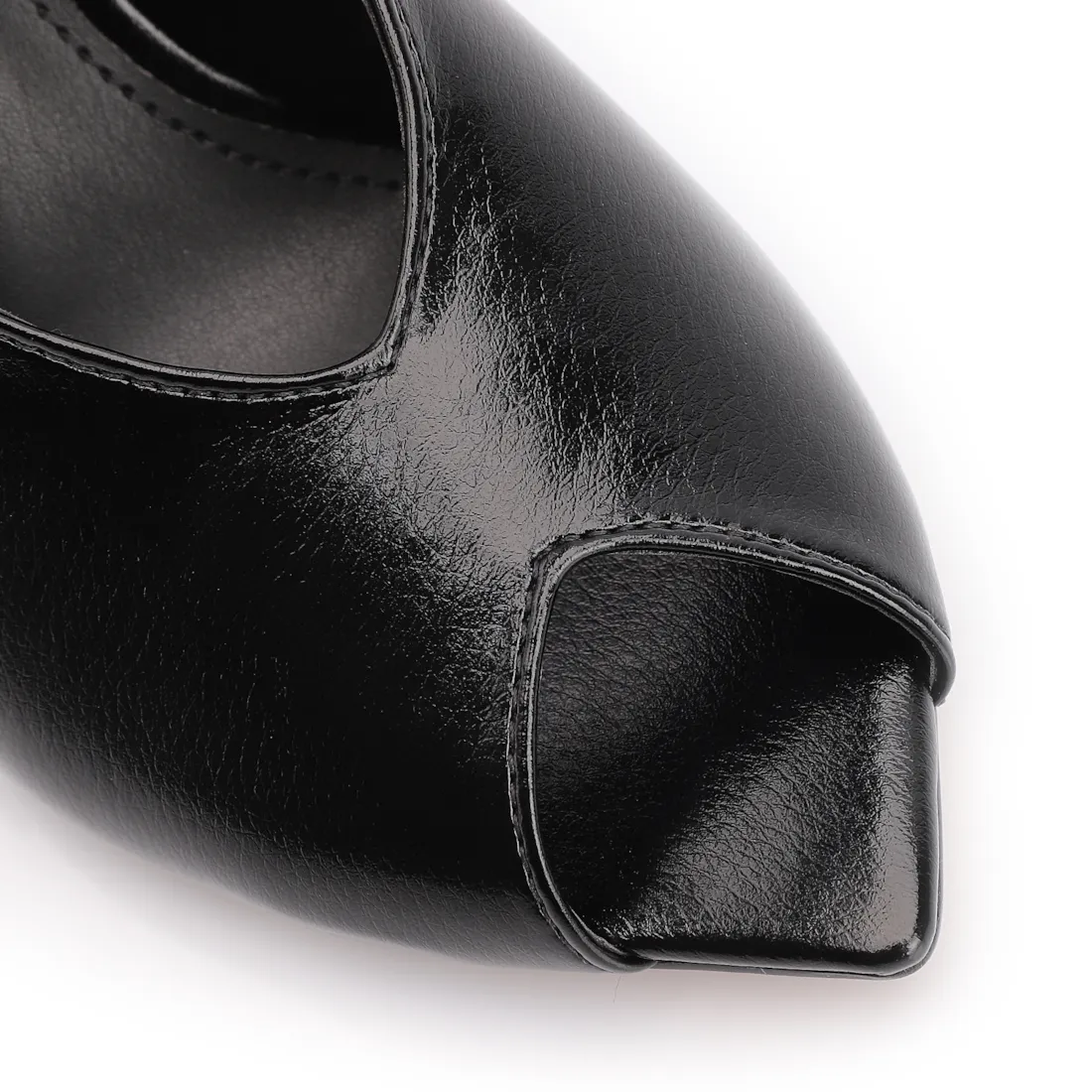  Peep Toe Alt Lux Preto - foto 6