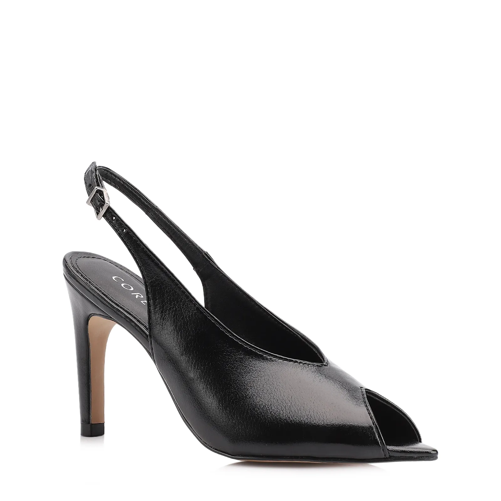Peep Toe Alt Lux Preto