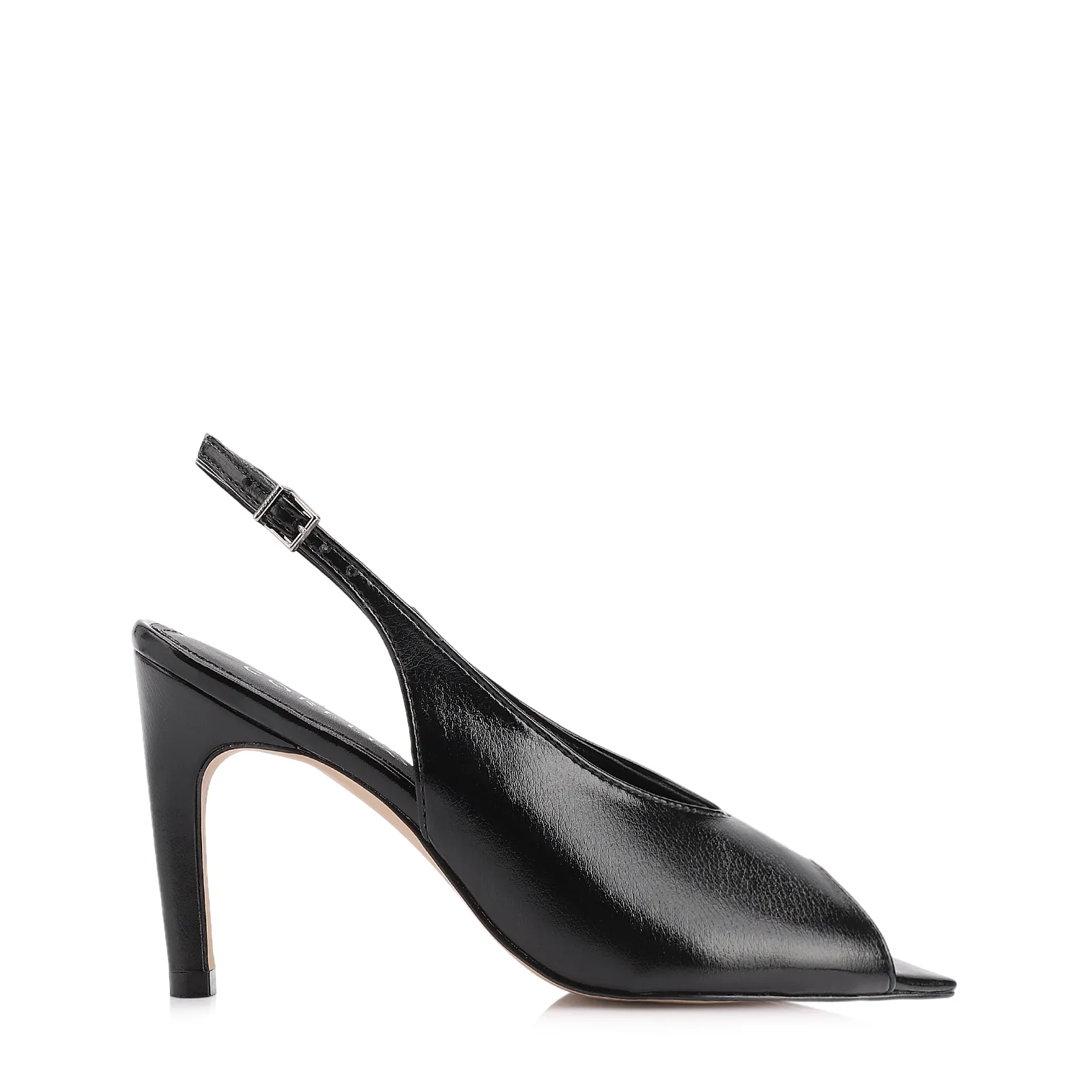  Peep Toe Alt Lux Preto