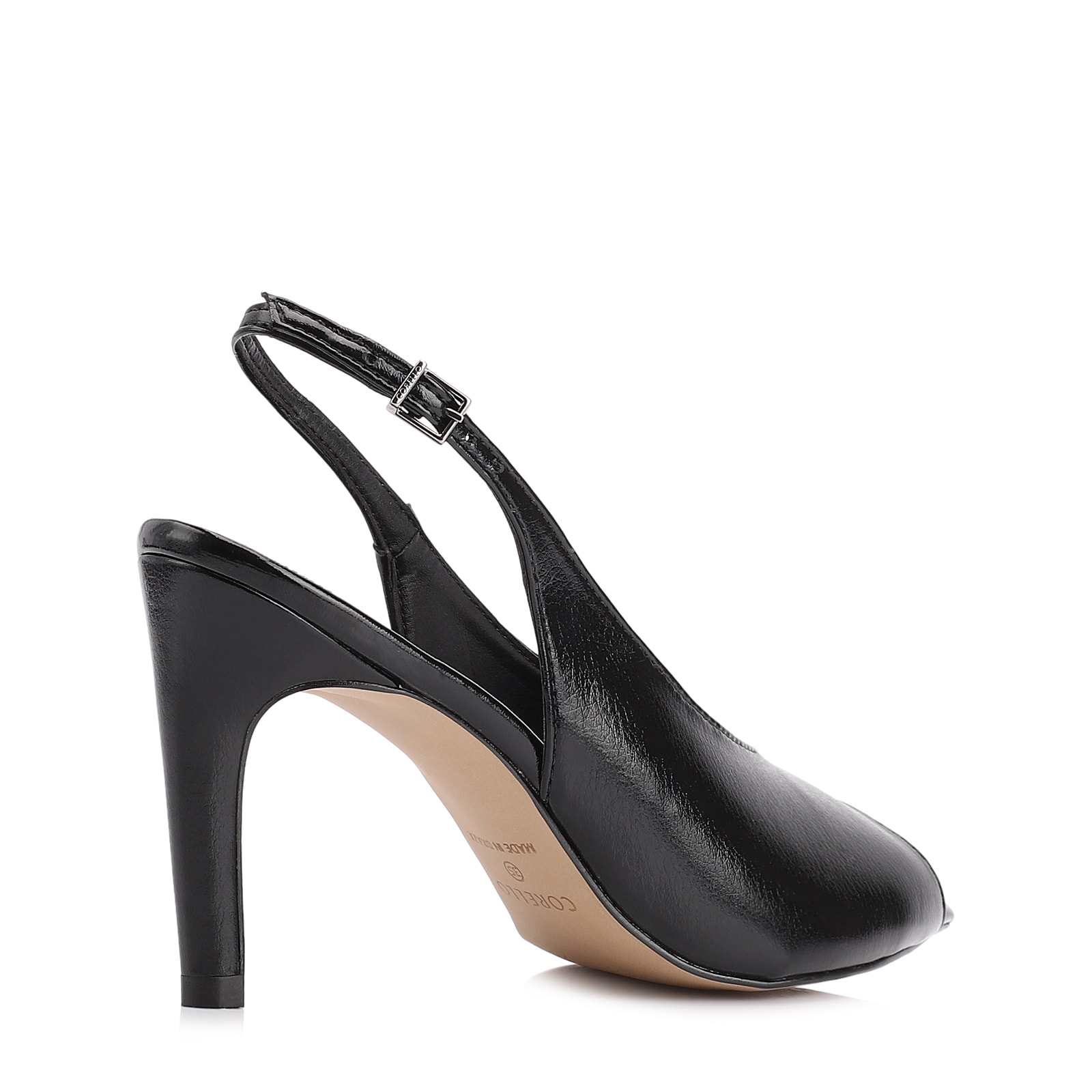 Peep Toe Alt Lux Preto