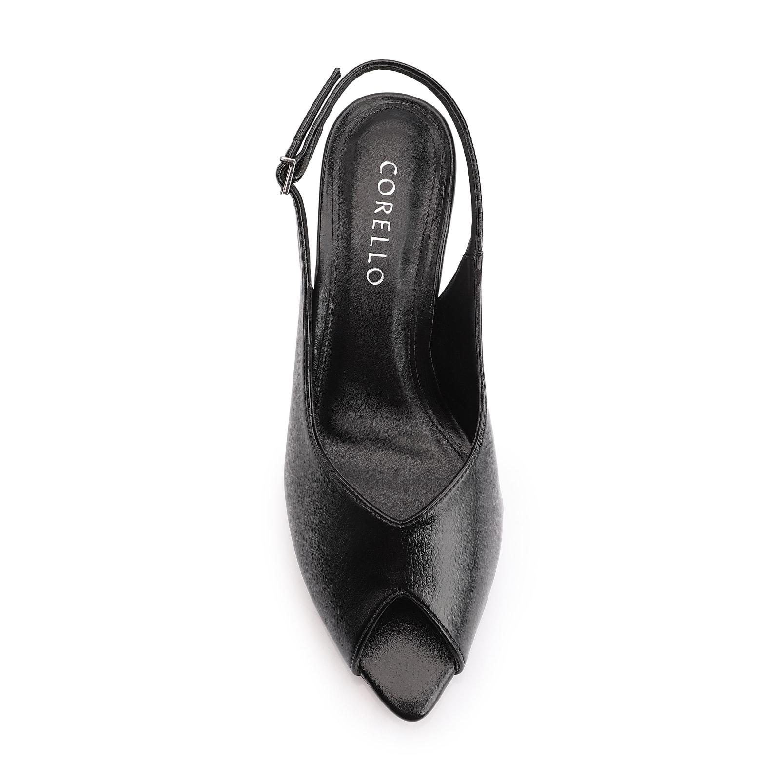 Peep Toe Alt Lux Preto