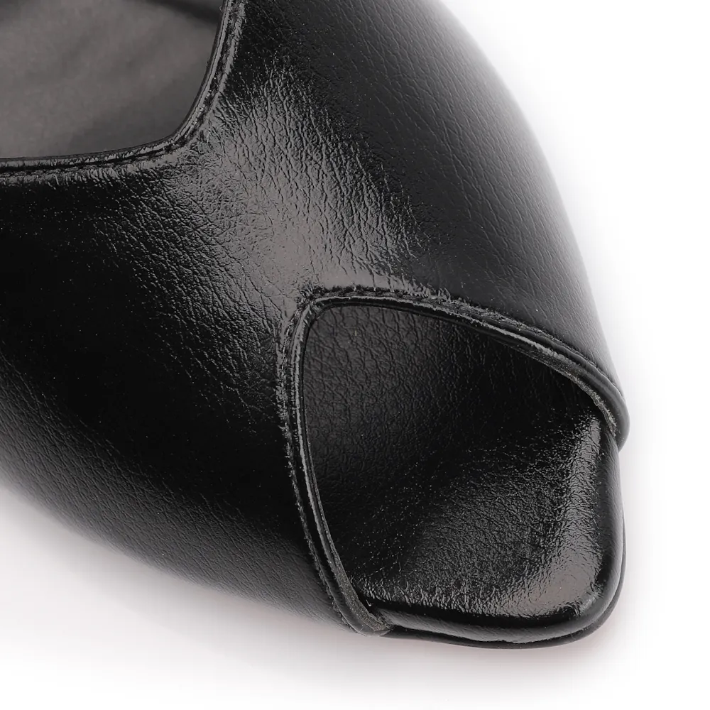 Peep Toe Alt Lux Preto - imagem 7