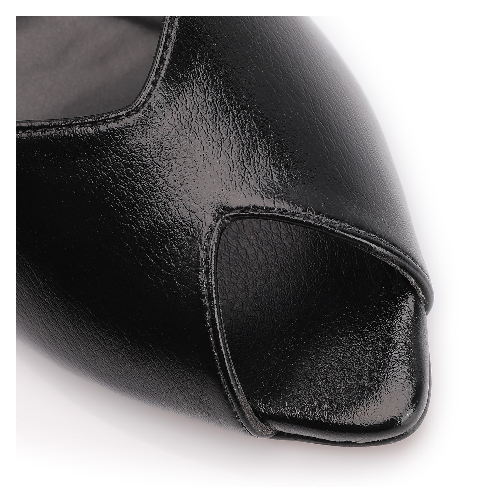 Peep Toe Alt Lux Preto