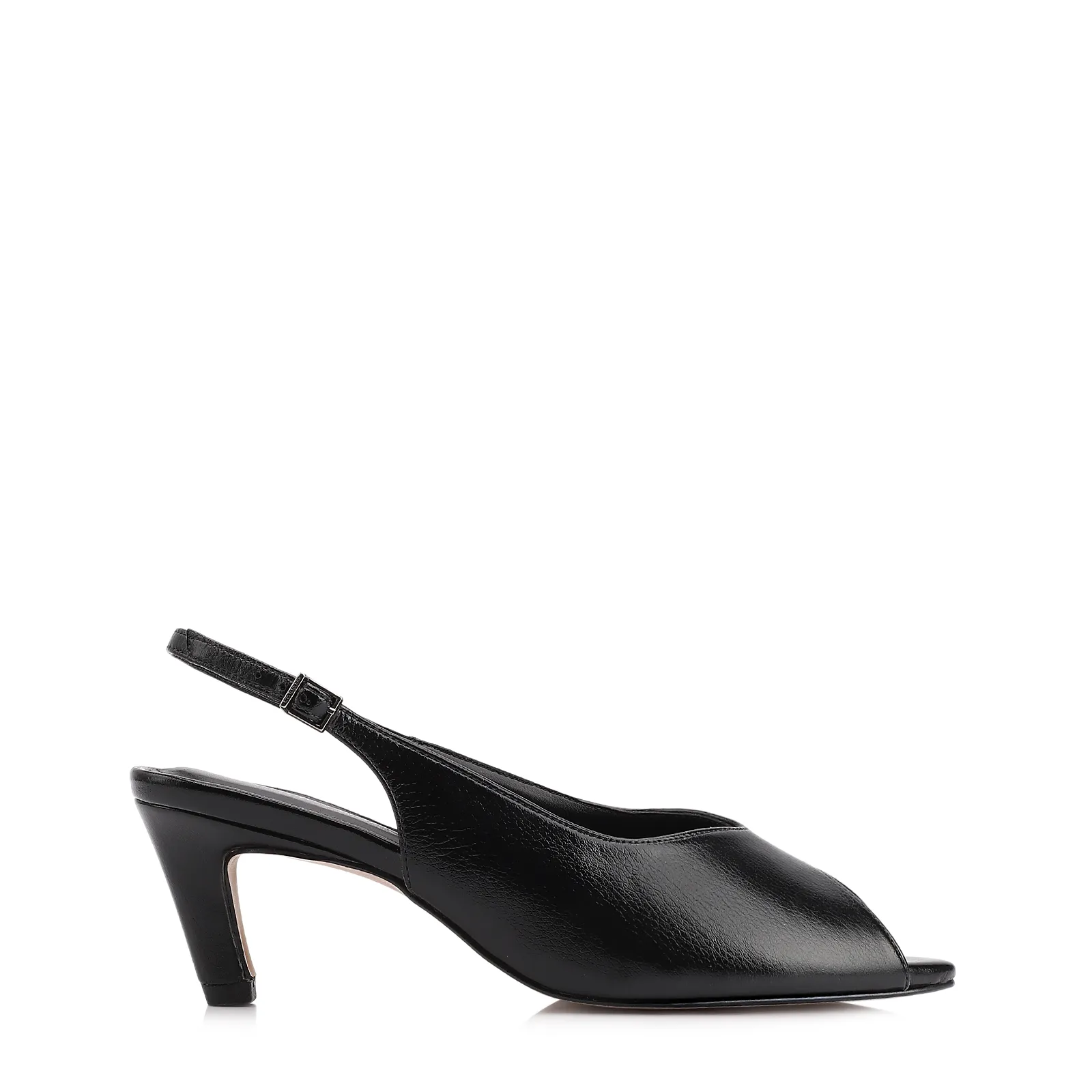 Peep Toe Alt Lux Preto