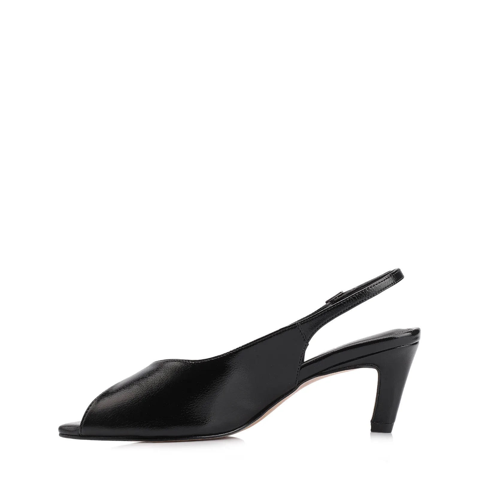Peep Toe Alt Lux Preto