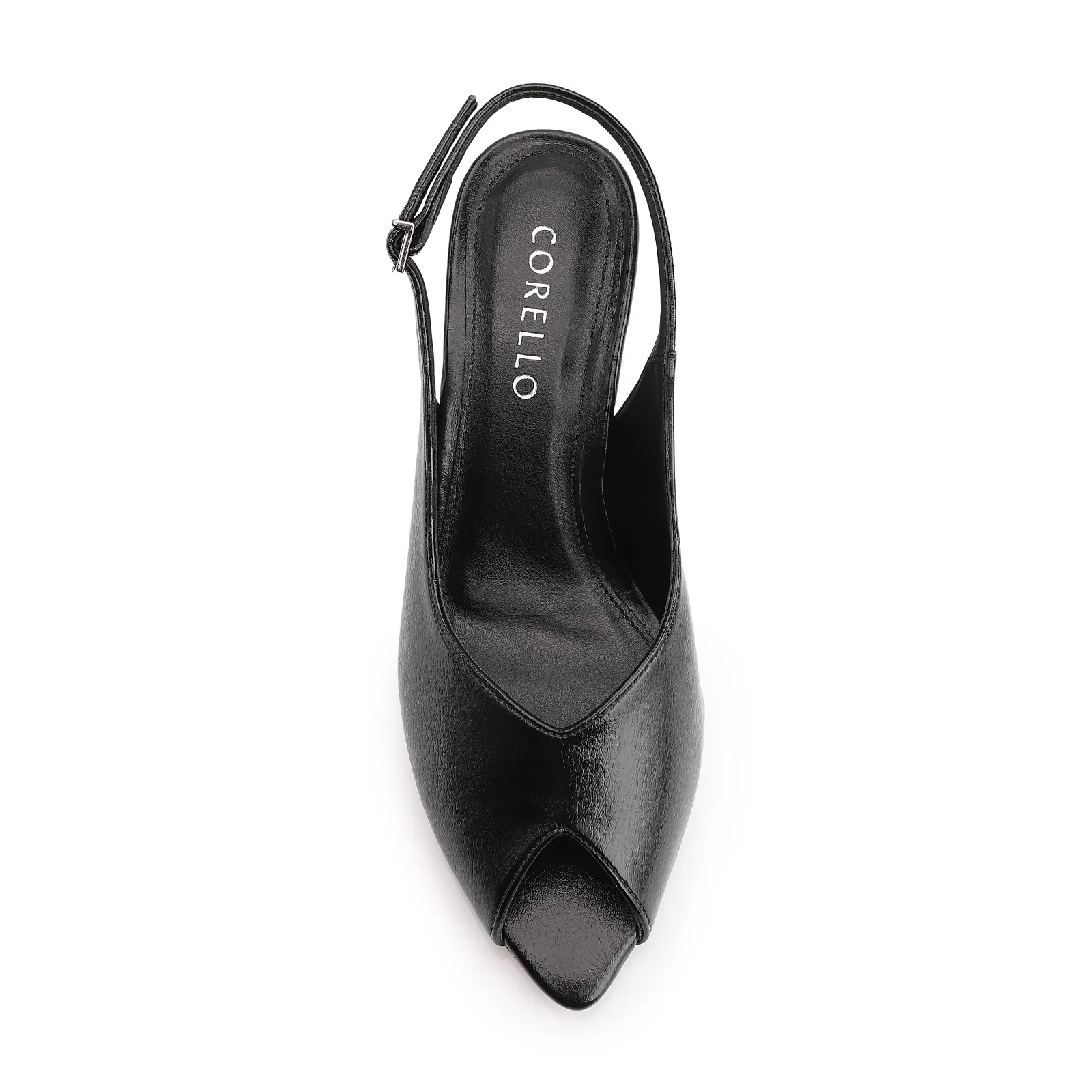 Peep Toe Alt Lux Preto