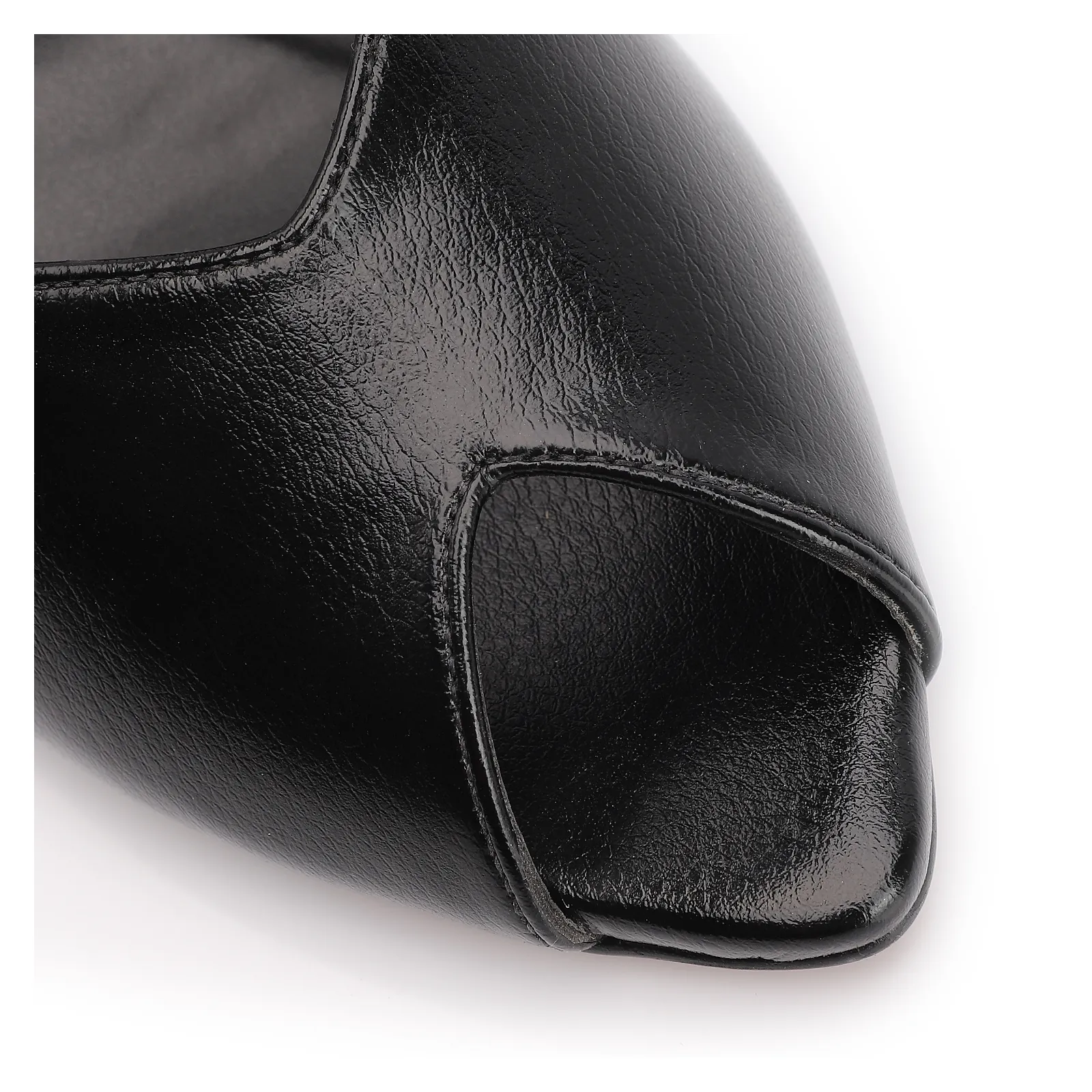 Peep Toe Alt Lux Preto
