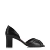 Peep Toe Alt Preto/Alt Lezard Preto/ Couro Nobuck Preto - imagem 3