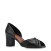 Peep Toe Alt Preto/Alt Lezard Preto/ Couro Nobuck Preto - imagem 1