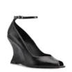 Peep Toe Anabela Alt Lux Preto - imagem 1