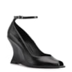 Peep Toe Anabela Alt Lux Preto - imagem 1