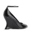 Peep Toe Anabela Alt Lux Preto - imagem 4