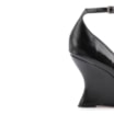 Peep Toe Anabela Alt Lux Preto - imagem 8
