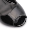 Peep Toe Anabela Alt Verniz Preto - imagem 5